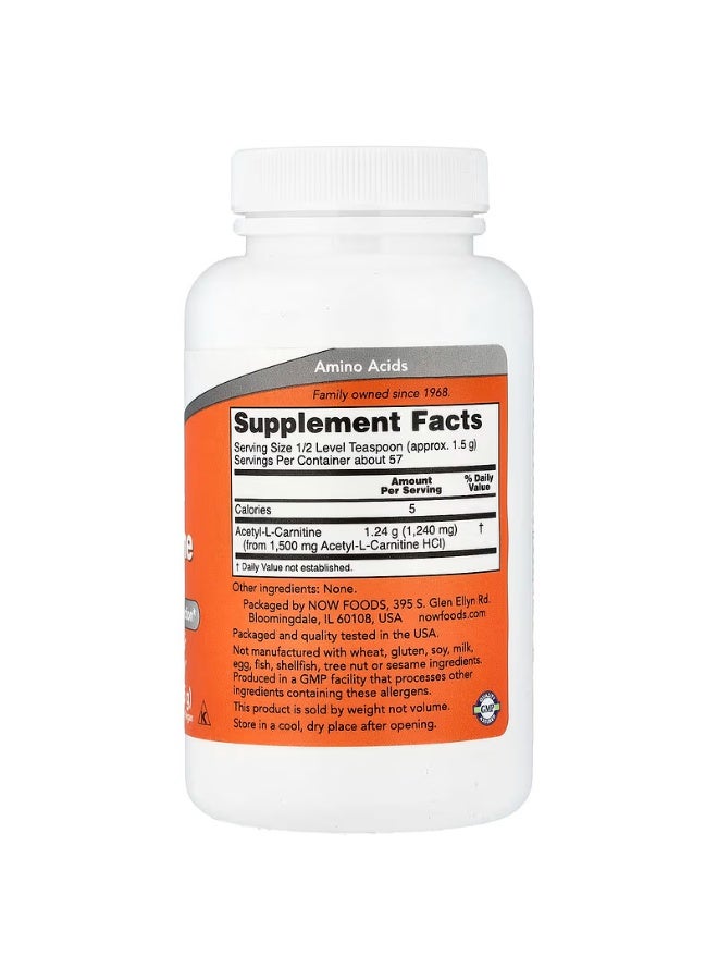 now Supplements, ALC (Acetyl-L-Carnitine) Powder, Brain and Nerve Cell Function*, 3-Ounce - Image 5