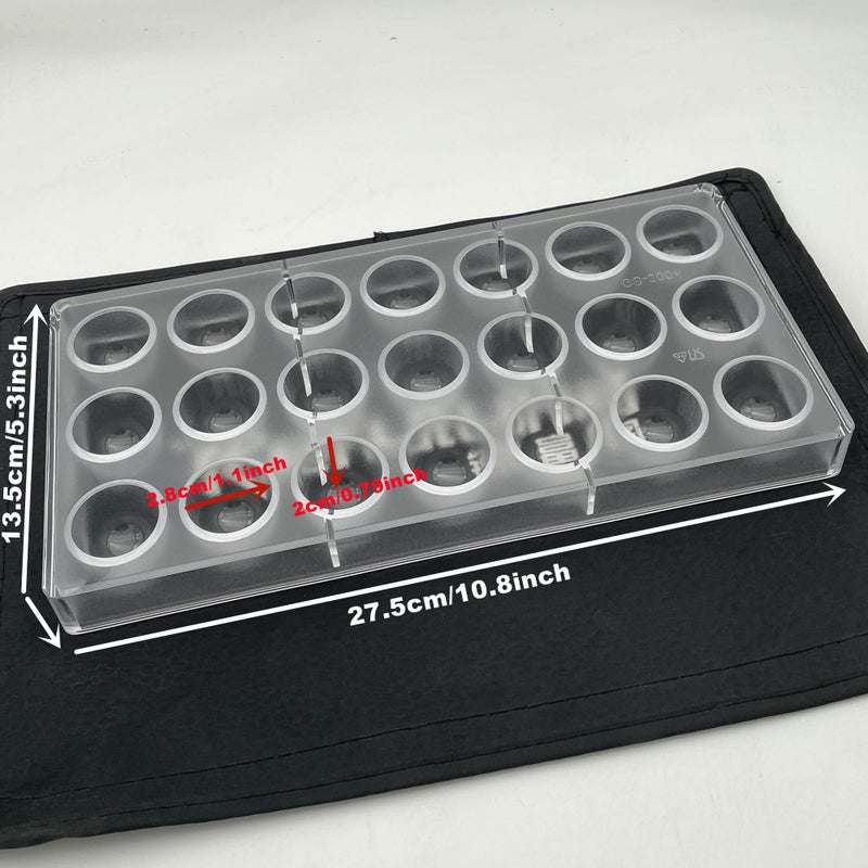 Goldbaking Bell Shape Chocolate Bonbon Mold Polycarbonate Truffle Mould Homemade Chocolates Covered Candy DIY Tool - Image 2