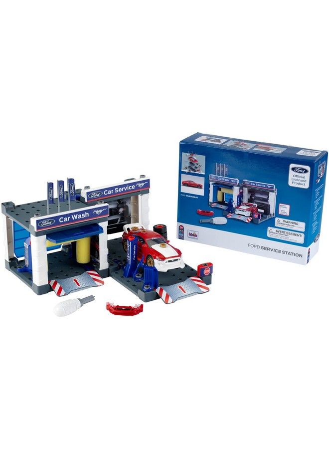 Theo Klein Service Station With 2019 Ford Mustang 3313 Multicolored - Image 3