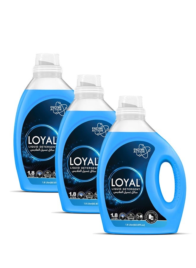 loyal Laundry Detergent Liquid 3x1.8L - Image 2