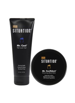 Hair Situation Hair Situation Mr Cool Wet Look Gel and Mr Confident Beard Balm 