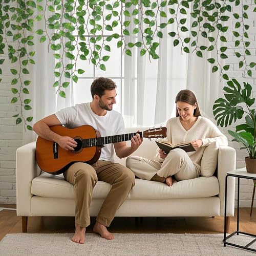 Freyalife 24 Pack 172Ft Fake Plants Artificial Vines for Room Decor, Faux Ivy Greenery Garland for Home Teen Girls Bedroom Living Aesthetic Farmhouse Dorm Wall Decoration, Wedding Easter Christmas Party Gift - Image 3