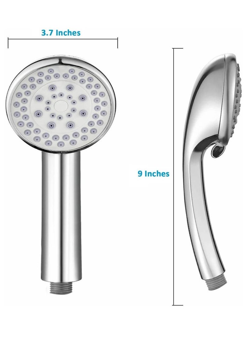 Rubik Shower Head Set with 1.5M Shower Hose, 5 Spray Modes Universal Handheld Shower Head for Adults Children Pets Home and Gym Use (1.5 Meter) - Image 4