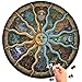 Moruska 500 Piece Puzzles for Adults Zodiac Constellation Puzzle Round Mandala Astrology Jigsaw Puzzle Cool and Challanege - Image 2