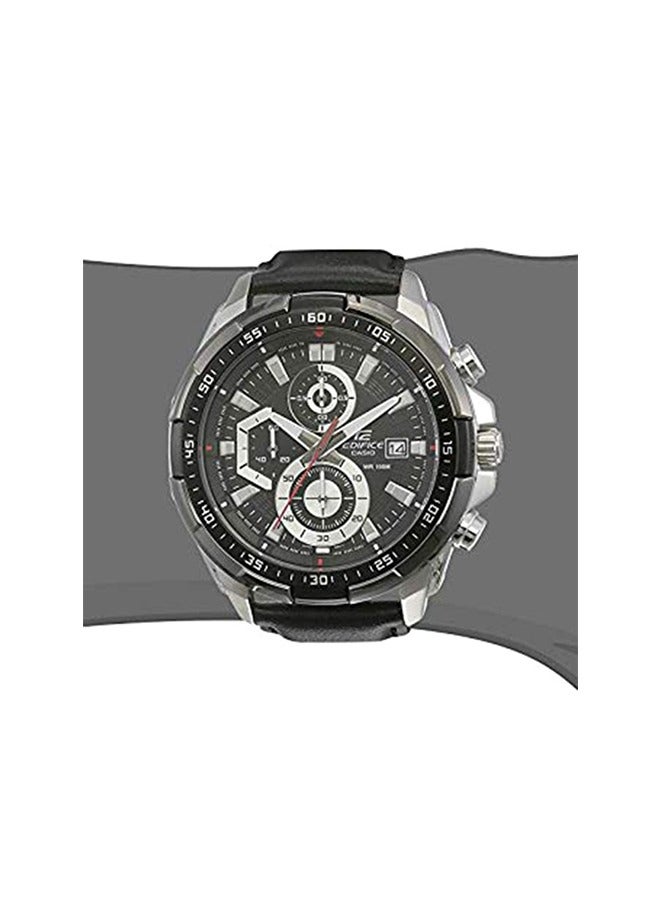 CASIO Casio Men's Palazzo Imperial imported waterproof leather chronograph -EFR-539L-1AVUEF - Image 5