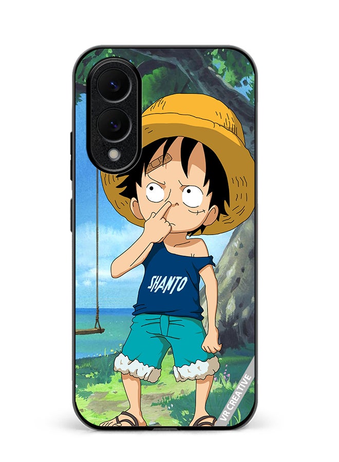 VR CREATIVE Protective Case Cover For Samsung Galaxy S25 Edge Monkey Dluffy Design Multicolour