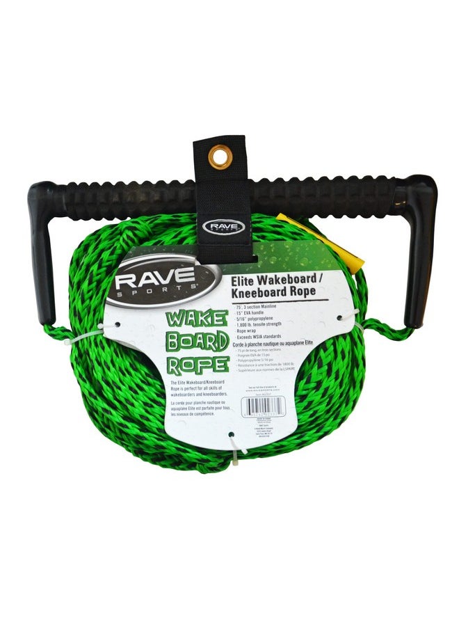 RAVE Sports 3 Section Wakeboard/Kneeboard Rope(70 Feet)Green  - Image 2