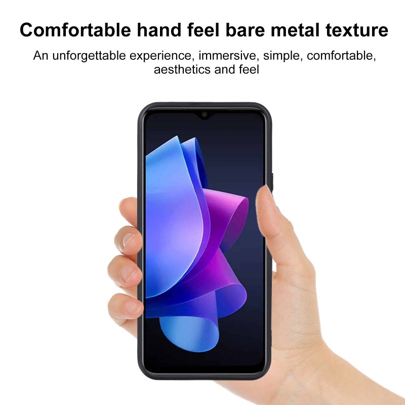 HuHa غطاء حماية لهاتف TECNO Spark Go 2023 TPU (أسود) - Image 3