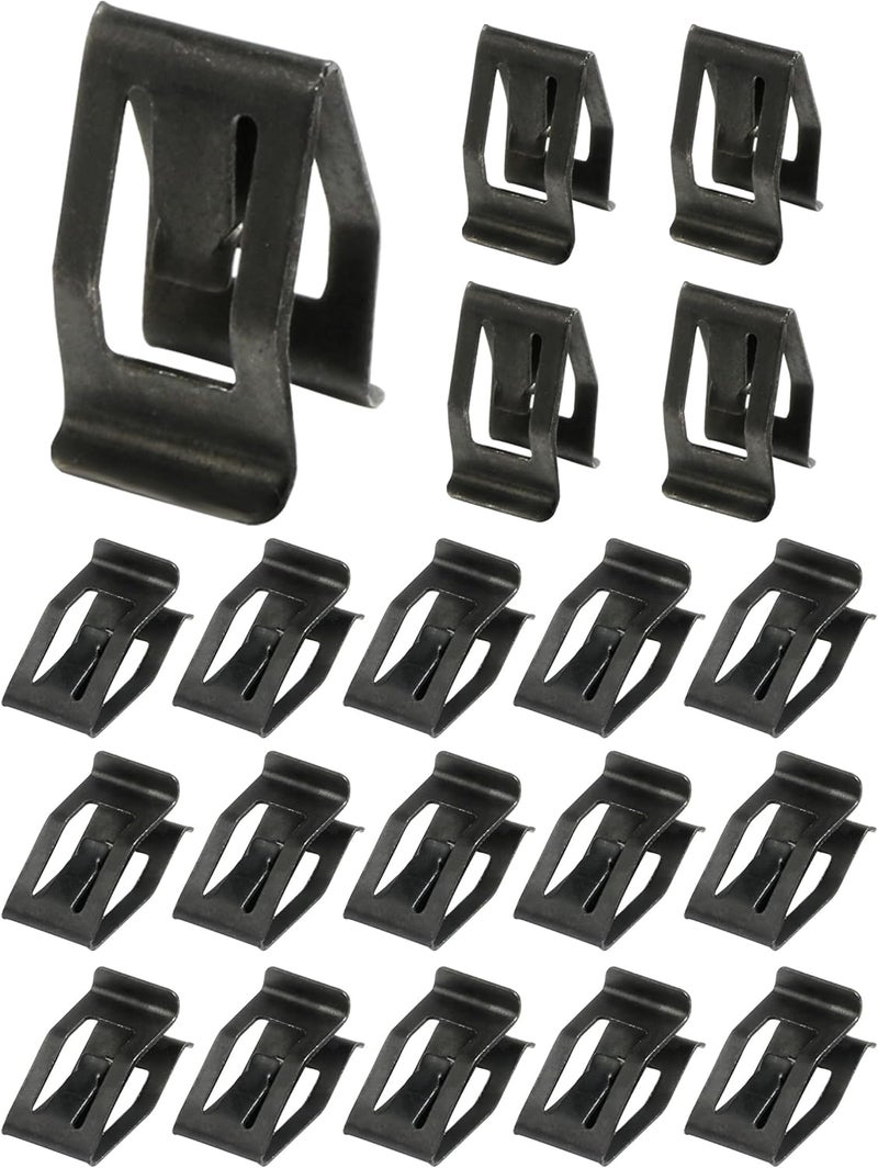 RACOONA 20PCS Car Dashboard Console Trim Metal Retainer Clips - Image 1