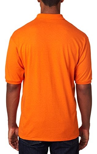 Jerzees Men's SpotShield 2 Button Rib Knit Polo Shirt_M_Charcoal - Image 4