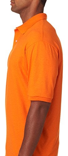 Jerzees Men's SpotShield 2 Button Rib Knit Polo Shirt_M_Charcoal - Image 3