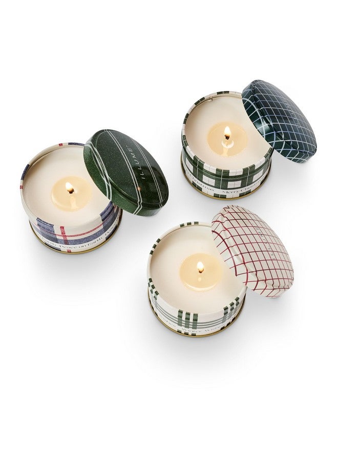 ILLUME Noble Holiday Tin Trio Gift Set, Balsam & Cedar - Image 4
