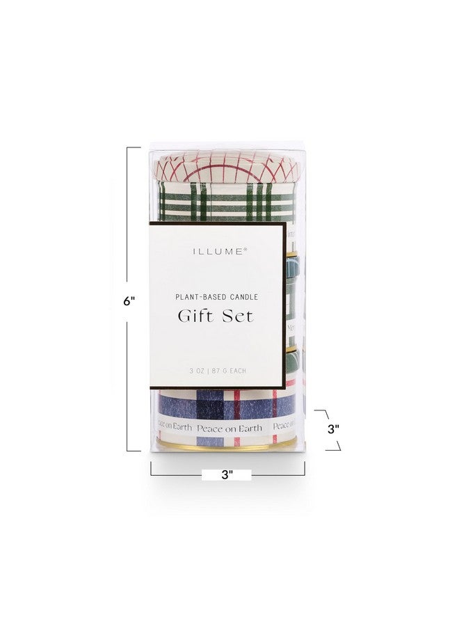 ILLUME Noble Holiday Tin Trio Gift Set, Balsam & Cedar - Image 5