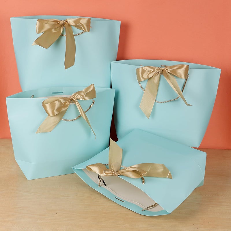 Chocozone Pack of 6 Paper Bags for Return Gifts Return Gift Bags for Kids Birthday It’s a Boy Baby Shower Bags (37cm*25cm) - Image 1