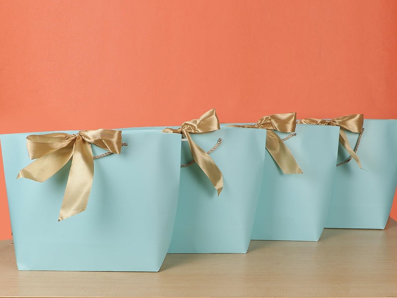 Chocozone Pack of 6 Paper Bags for Return Gifts Return Gift Bags for Kids Birthday It’s a Boy Baby Shower Bags (37cm*25cm) - Image 2