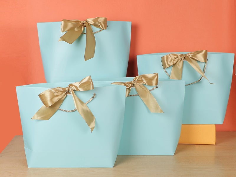 Chocozone Pack of 6 Paper Bags for Return Gifts Return Gift Bags for Kids Birthday It’s a Boy Baby Shower Bags (37cm*25cm) - Image 3