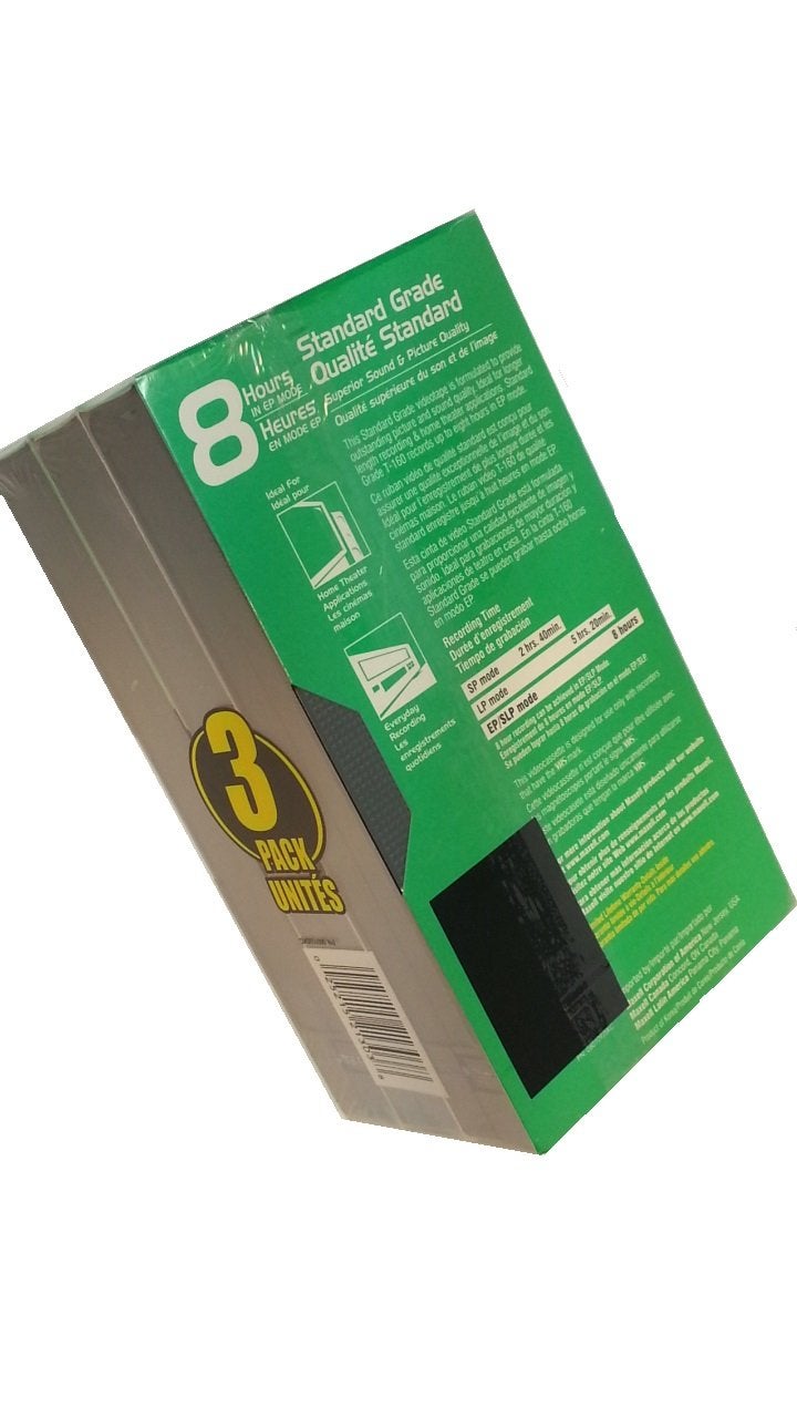 Maxell 213030 VHS T160 Standard Grade - 3 Pack - Image 2