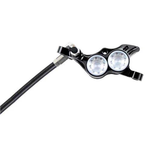 Hope Tech 4 E4 Disc Brake and Lever Set Silver, Front - Image 2