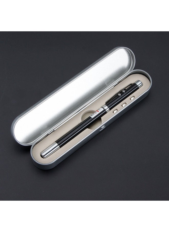NIBEMINENT - Metal Infrared Teaching Pointer with Laser Antenna - 5-in-1 Electronic Multifunctional Telescopic Marker Pen - Image 1