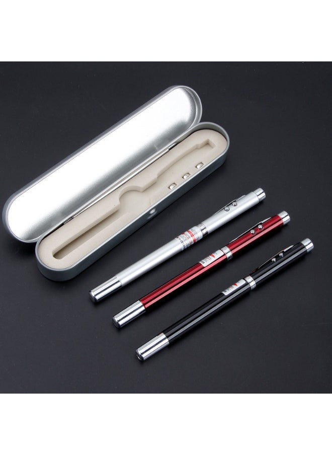 NIBEMINENT - Metal Infrared Teaching Pointer with Laser Antenna - 5-in-1 Electronic Multifunctional Telescopic Marker Pen - Image 1