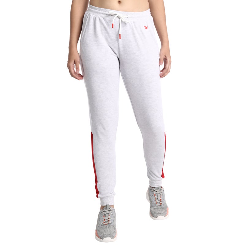 amswan PREMIUM COTTON PRINTED COLOURBLOCKED TRACK PANTS - Image 1