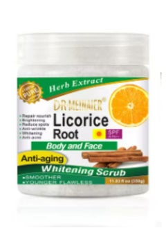 DR.MEINAIER Licorice Root Body And Face Anti Aging Whitening Scrub 350 g 