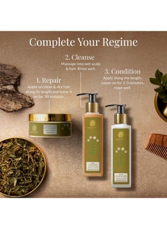 Forest Essentials Forest Essentials Hair Cleanser Japapatti & Brahmi | Ayurvedic Natural Shampoo | For Dry Frizzy & Chemically Treated Hair | Sulphate & Paraben Free,200 grams  - Image 5