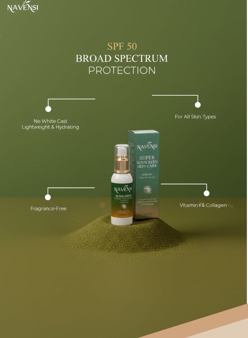 نافنسي لوشن الجسم الواقي من الشمس من نافينسي بعامل حماية 50، يوفر حماية واسعة النطاق من الأشعة فوق البنفسجية UVA وUVB، واقي شمس خفيف الوزن للاستخدام اليومي، تركيبة سريعة الامتصاص وغير دهنية للعناية بالبشرة - Image 4