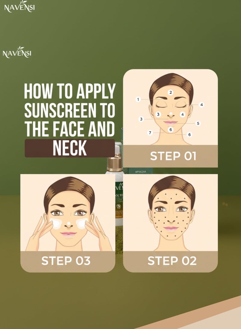 نافنسي لوشن الجسم الواقي من الشمس من نافينسي بعامل حماية 50، يوفر حماية واسعة النطاق من الأشعة فوق البنفسجية UVA وUVB، واقي شمس خفيف الوزن للاستخدام اليومي، تركيبة سريعة الامتصاص وغير دهنية للعناية بالبشرة - Image 3