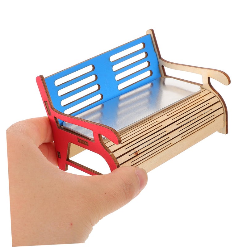 Natural Wood Hamster Hideout House with Tunnel for Small Pets Resting and Playing - Image 5