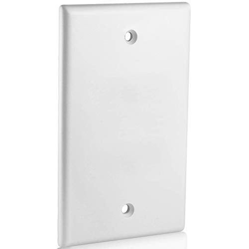 Mediabridge™ Blank Wall Plate (White) - 5 Pack (Part# 51W-100-5PK) - Image 1