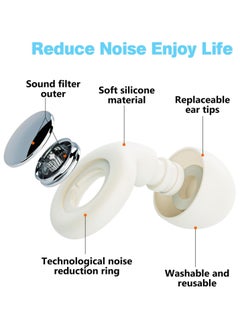Chabeia 30dB Ear Plugs for Sleeping & Flights – 8-Size Silicone Set with Travel Case, Noise Blocking Comfort for Shift Work (Black)  - Image 2