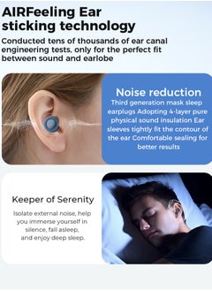 Chabeia 30dB Ear Plugs for Sleeping & Flights – 8-Size Silicone Set with Travel Case, Noise Blocking Comfort for Shift Work (Black)  - Image 3