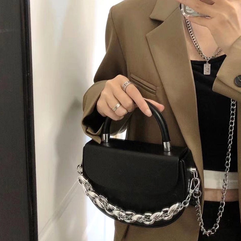 Summer Bag Women'S Pink Sweet Handbag Niche Saddle Bag Fashion Versatile Shoulder Crossbody Bag - Image 1
