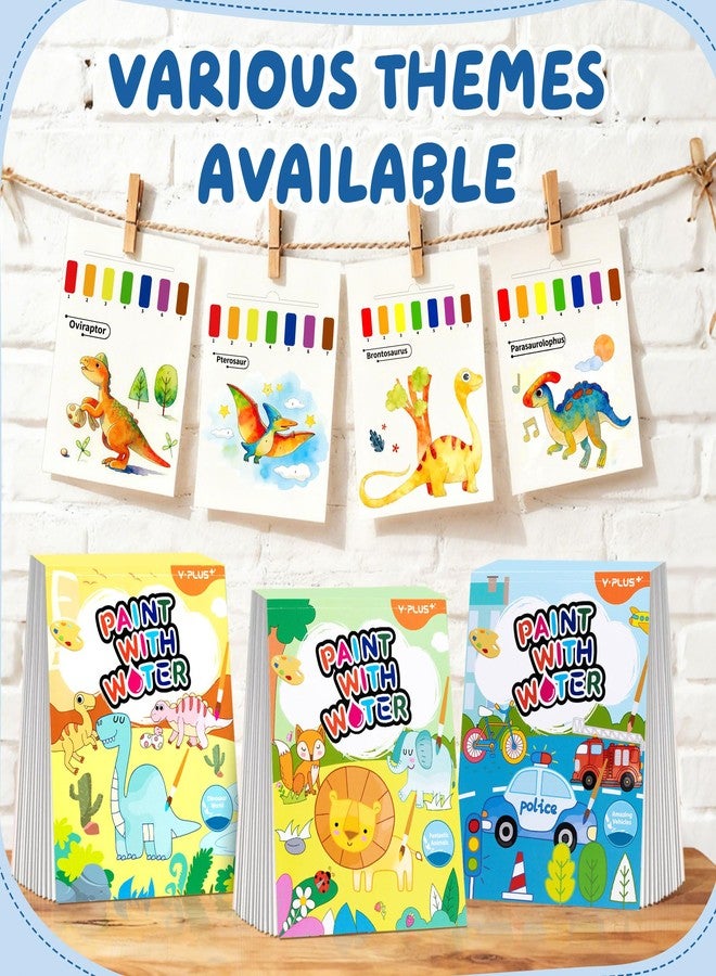 YPLUS Toddler Watercolor Coloring Book, Watercolor Painting Paper for Kids Ages 1-3, 2-4, Magic Book, Craft Gift for Drawing - Dinosaur - Image 3