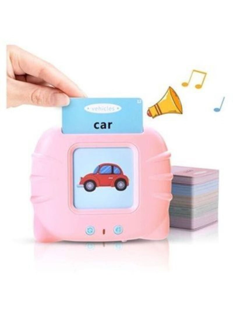 Flash Cards Learning Toys for 2-7 Years Old, Electronic 112 PCS Audible Flashcards Preschool Educational Talking Toys  - Image 1