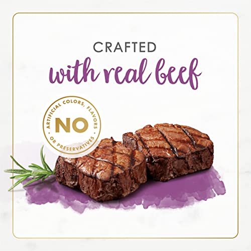 Fancy Feast Purina Fancy Feast Pate Wet Cat Food Gourmet Naturals Beef Recipe With Added Vitamins, Minerals and Nutrients - (Pack of 12) 3 oz. Cans - Image 4