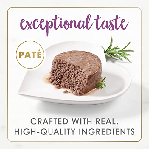 Fancy Feast Purina Fancy Feast Pate Wet Cat Food Gourmet Naturals Beef Recipe With Added Vitamins, Minerals and Nutrients - (Pack of 12) 3 oz. Cans - Image 2