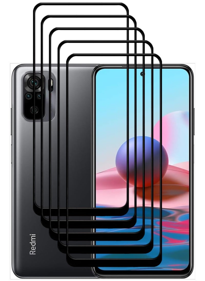 ACLIX 5 Pieces Antistatic ESD Dustproof Premium Quality High Definition Tempered Glass Screen Protector Designed For Xiaomi Redmi Note  10 - Image 1