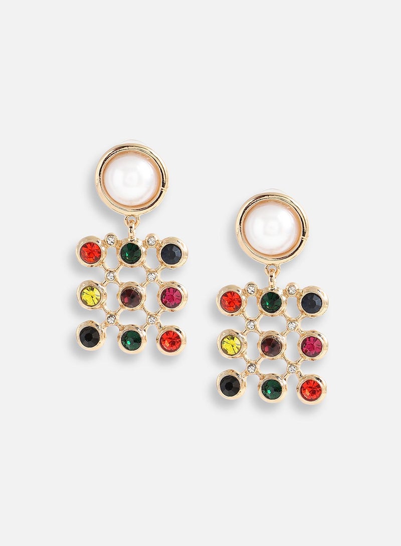 SOHI Party Artificial Drop Earring Jewellery - Image 2