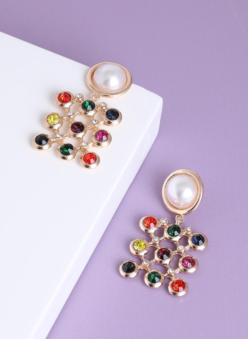 SOHI Party Artificial Drop Earring Jewellery - Image 5