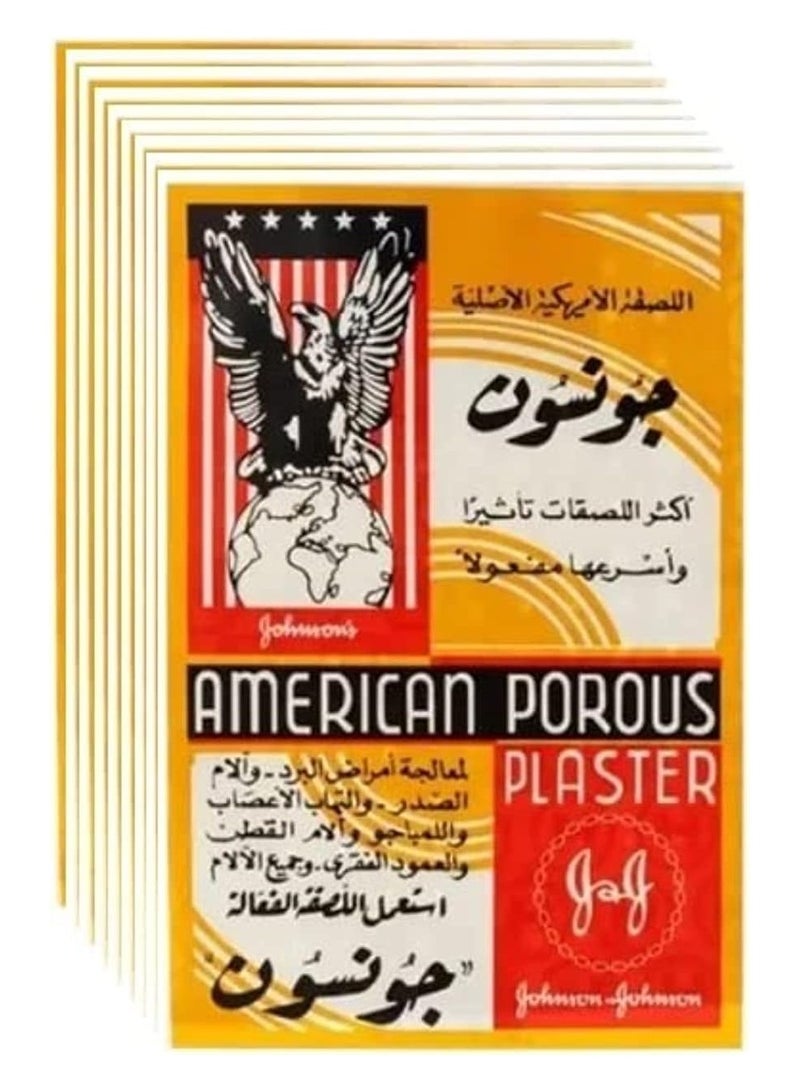 جونسون لاصقات مسامية ورقية مسكنة للأم مجموعة من6 قطع