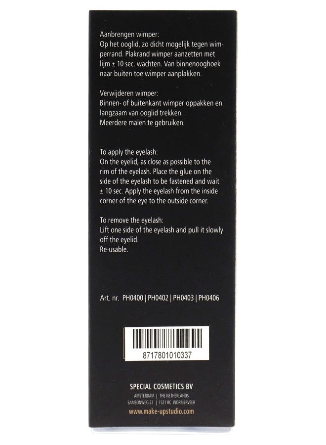 Make-Up Studio Professional Amsterdam Make-Up Eyelashes 12 - Create An Enchanted Look - Provides Extra Volume And Length - Charming Appearance And Skin-Friendly Texture - Bright Color - 1 Pair - Image 2