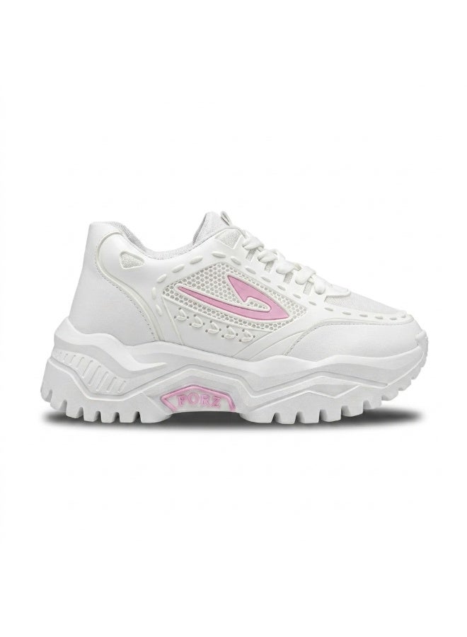 Vbranda A modern women's sneaker that combines a bold look with total comfort.L-20-WHITE - Image 2