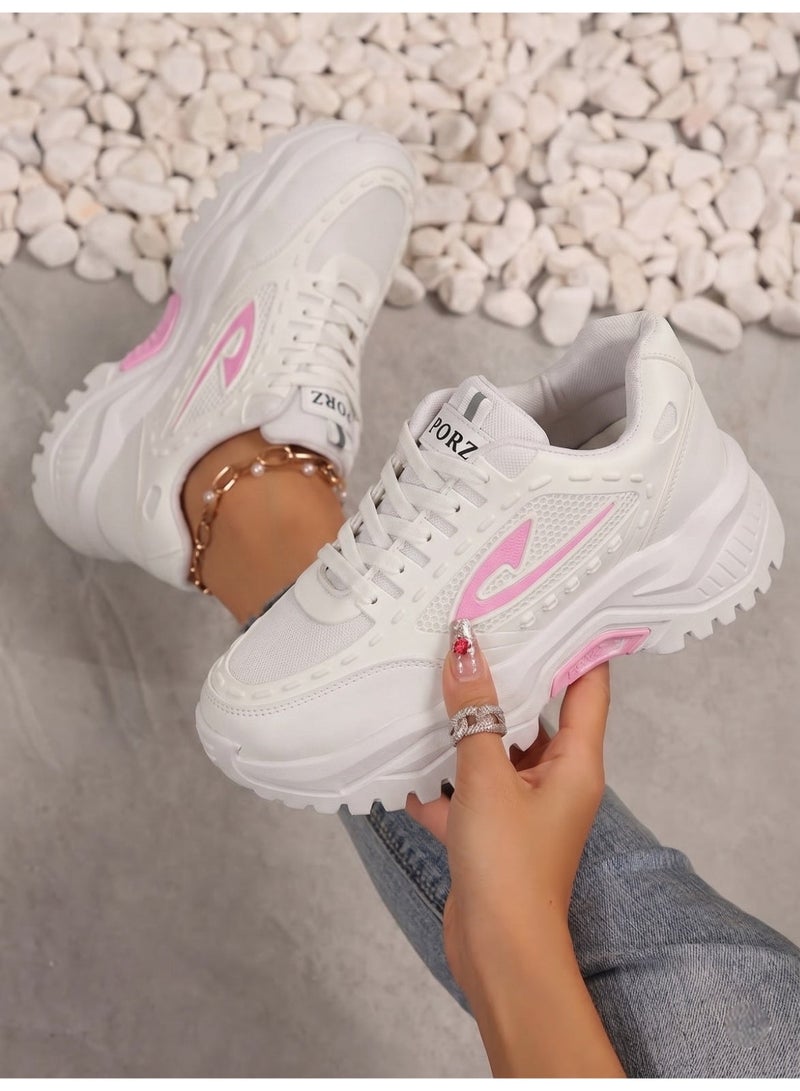 Vbranda A modern women's sneaker that combines a bold look with total comfort.L-20-WHITE - Image 1