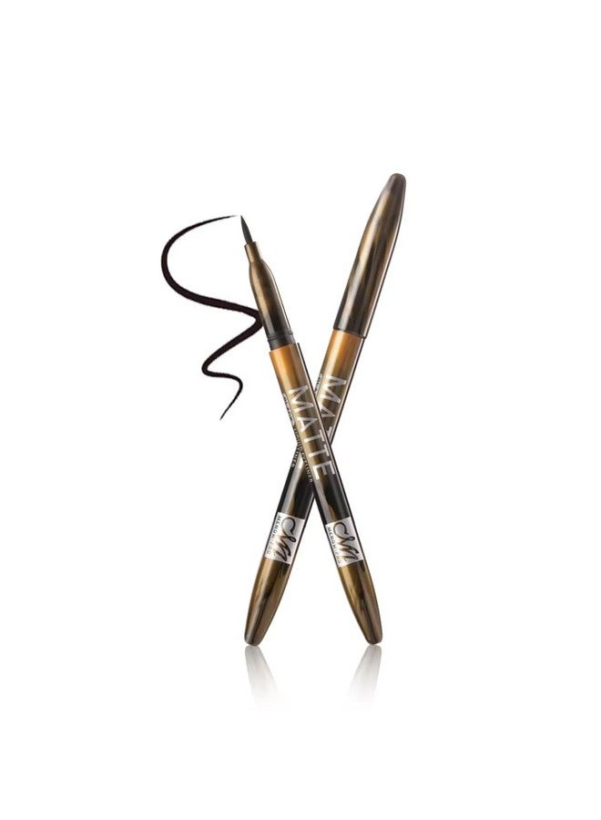 Me Now Matte Black Liquid Sketch Eyeliner, Waterproof, Smudge-Proof, Up To 12 Hours Long Stay - Image 1