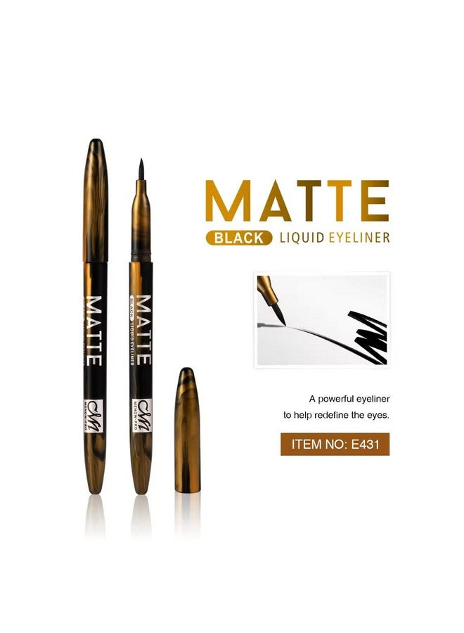 Me Now Matte Black Liquid Sketch Eyeliner, Waterproof, Smudge-Proof, Up To 12 Hours Long Stay - Image 2