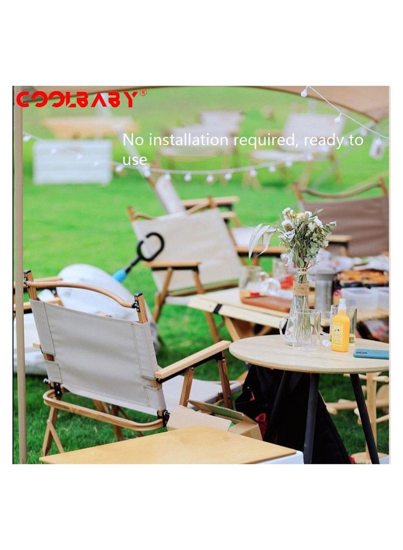Cool Baby COOLBABY Outdoor Folding Chair Beach Camping Picnic Chair Wilderness Fishing Chair Small  - Image 4