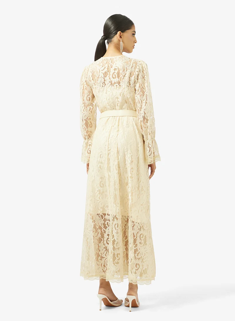 Khizana Lace A-line Dress