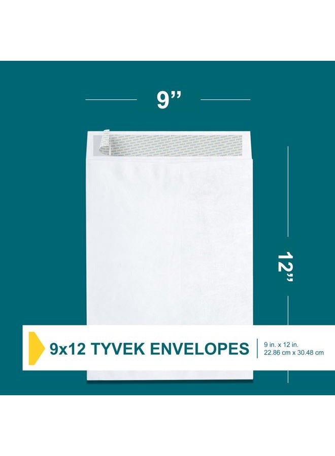 EnDoc 9x12 Tyvek Envelopes – Strong Lightweight Professional Shipping Mailer Tear Resistant DuPont Tyvek Construction & Easy Security Self Seal Closure –Bright White DuPont – Bulk Pack of 15 – 9 x 12 inch - Image 3